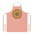 Apricot Mandala Apron - Hand - Drawn Art All Over Prints - Blululi