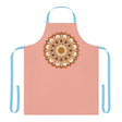 Apricot Mandala Apron - Hand Drawn Art All Over Prints - Blululi
