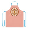 Apricot Mandala Apron - Hand Drawn Art All Over Prints - Blululi