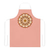 Apricot Mandala Apron - Hand Drawn Art All Over Prints - Blululi