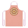 Apricot Mandala Apron - Hand Drawn Art All Over Prints - Blululi