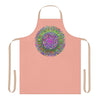 Apricot Mandala Apron - Psychedelic Art All Over Prints - Blululi