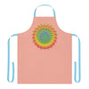 Apricot Mandala Apron - Vibrant Kitchen Art All Over Prints - Blululi