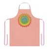 Apricot Mandala Apron - Vibrant Kitchen Art All Over Prints - Blululi