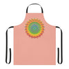 Apricot Mandala Apron - Vibrant Kitchen Art All Over Prints - Blululi