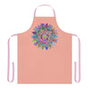 Apron, Hand drawn Mandala Art, Apricot All Over Prints - Blululi