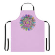 Apron, Hand drawn Mandala Art, Lilac All Over Prints - Blululi