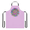 Apron, Hand drawn Mandala Art, Lilac All Over Prints - Blululi