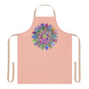 Apron, Hand drawn Mandala Art, Peach All Over Prints - Blululi