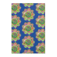 Area Rugs Featuring Hand - Drawn Mandala Designs - Blululi