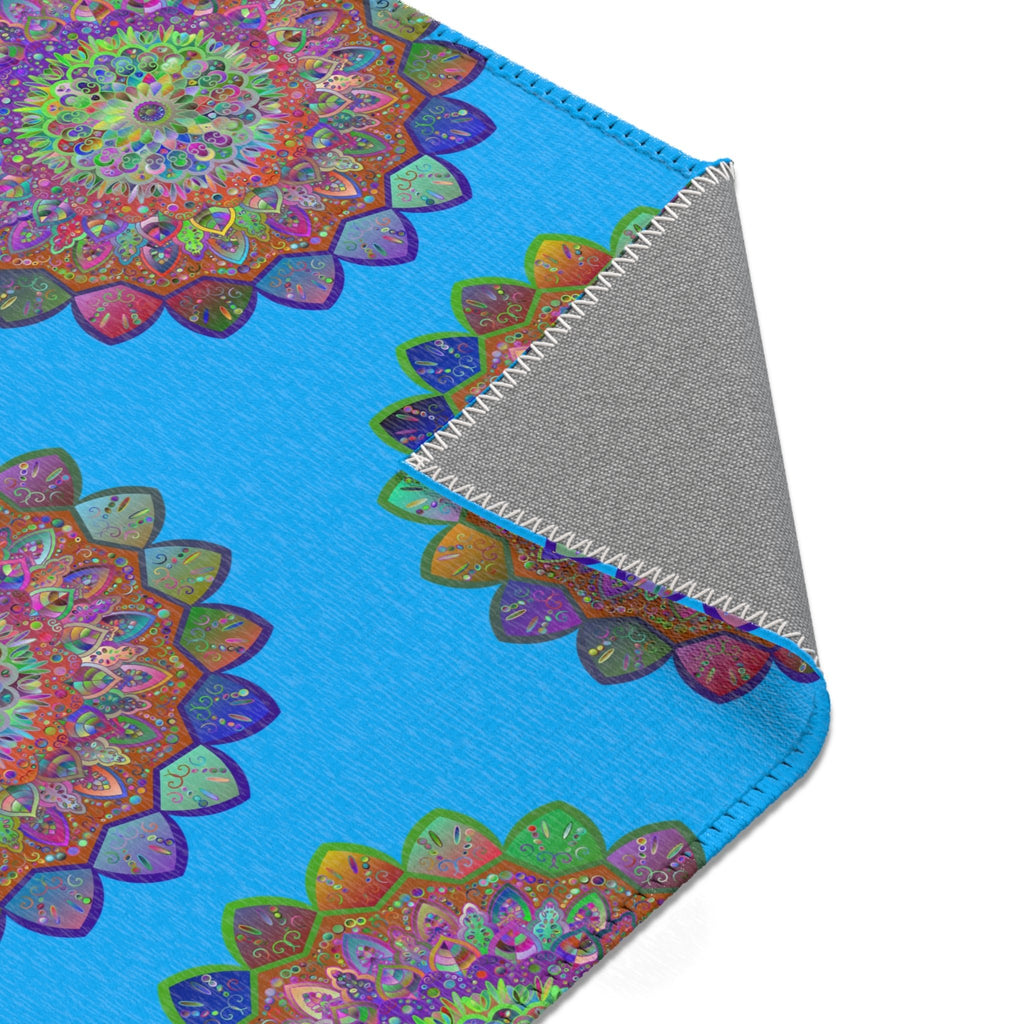 Welcome Mandala Rug Lively Mandala Area Rugs for Colorful Serenity at Home