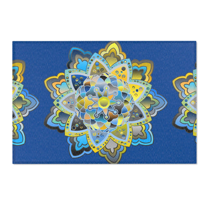 Area Rugs Featuring Hand - Drawn Mandala Designs - Blululi