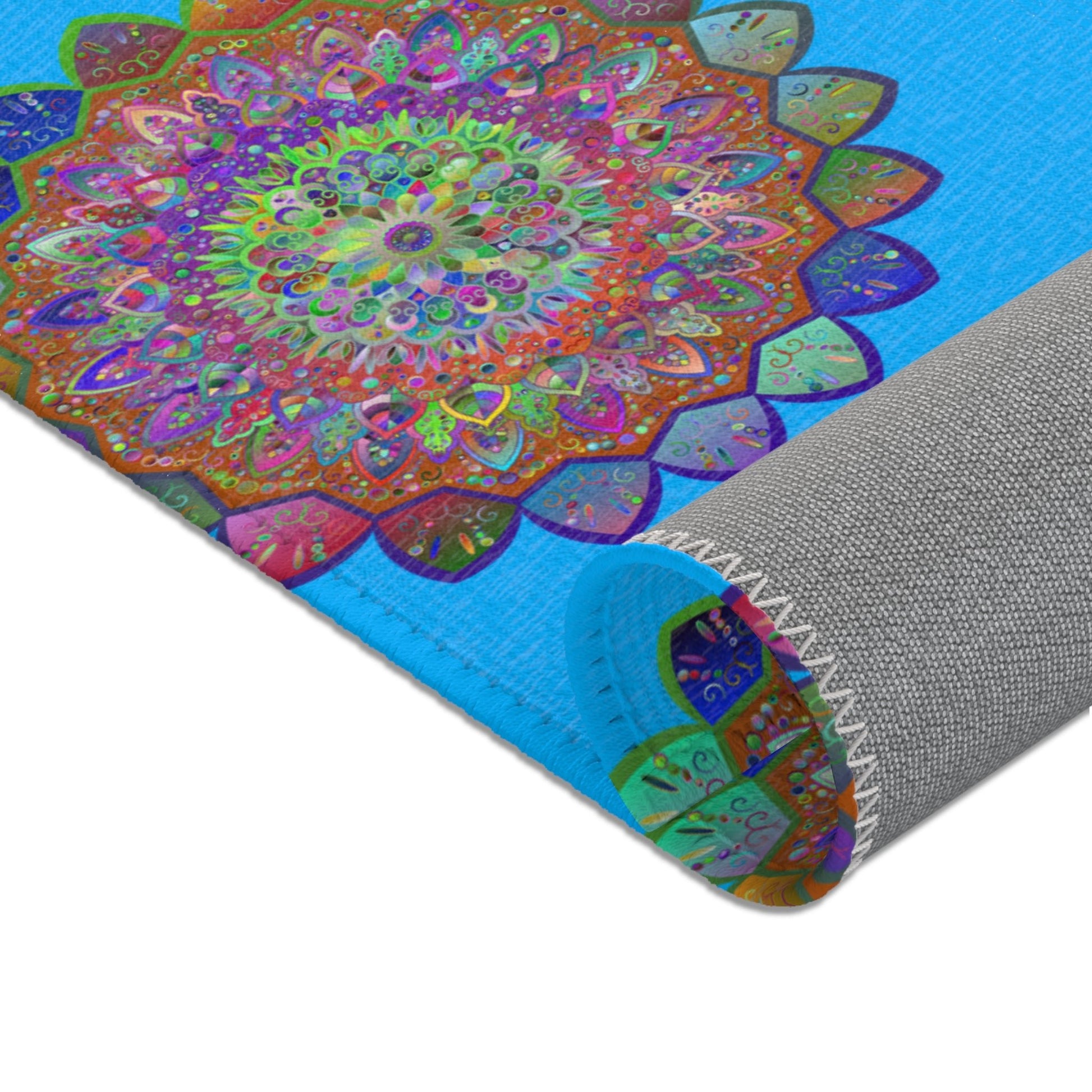 Area Rugs Featuring Hand - Drawn Mandala Designs - Blululi