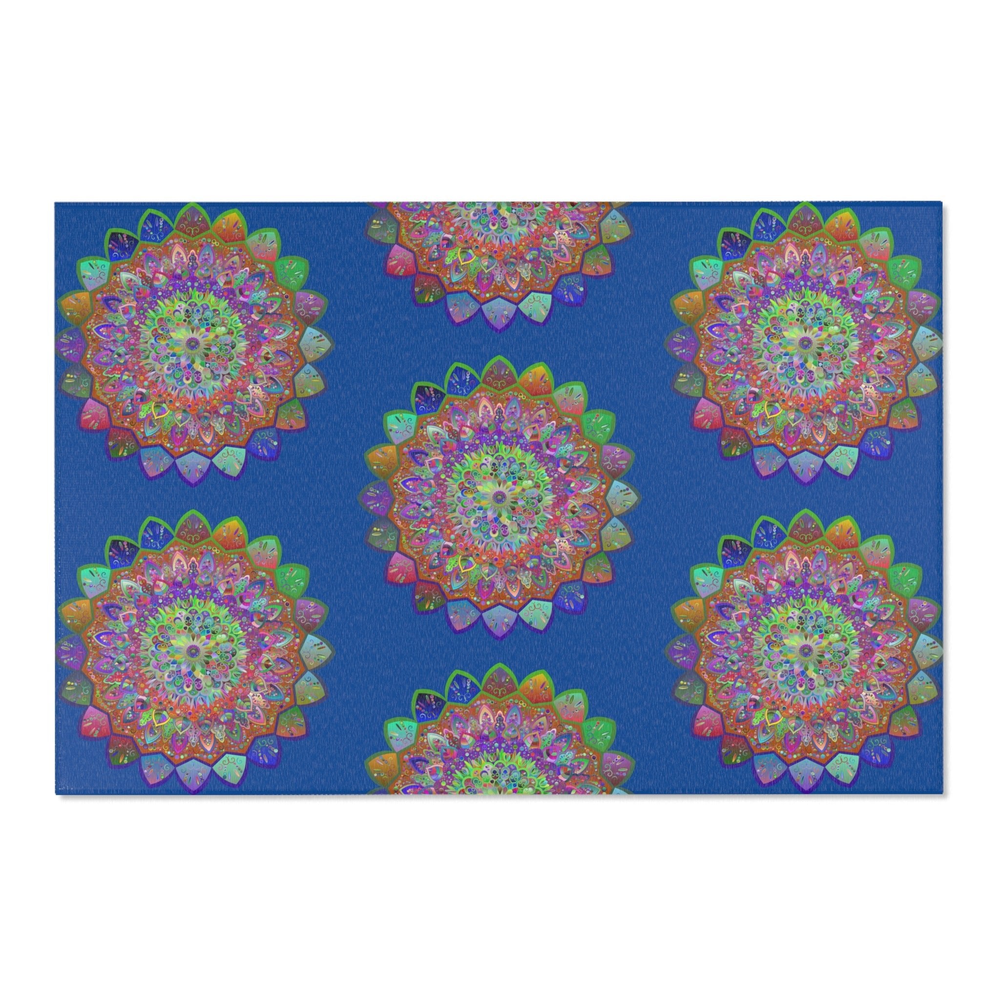 Area Rugs Featuring Hand - Drawn Mandala Designs - Blululi