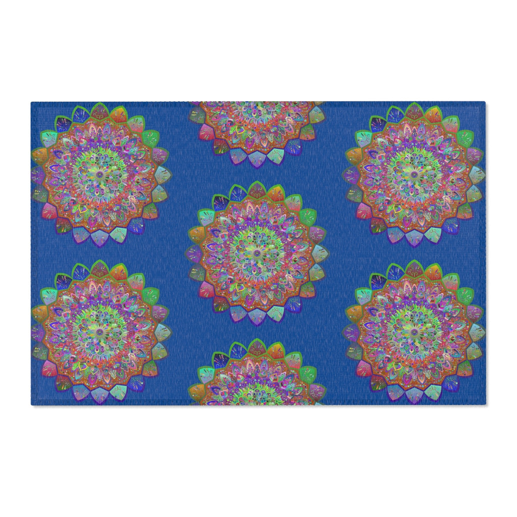 Area Rugs Featuring Hand - Drawn Mandala Designs - Blululi