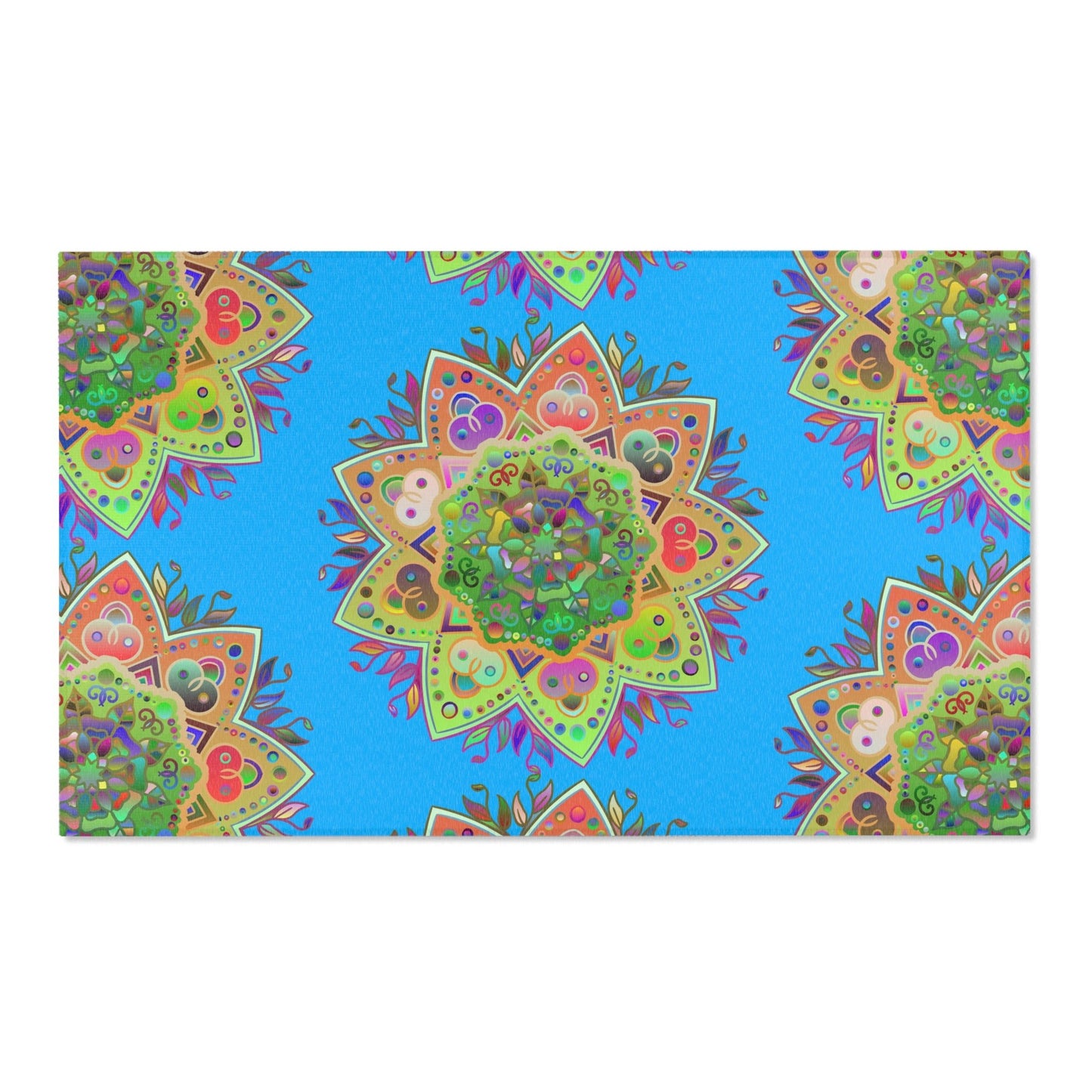 Area Rugs Featuring Hand - Drawn Mandala Designs - Blululi