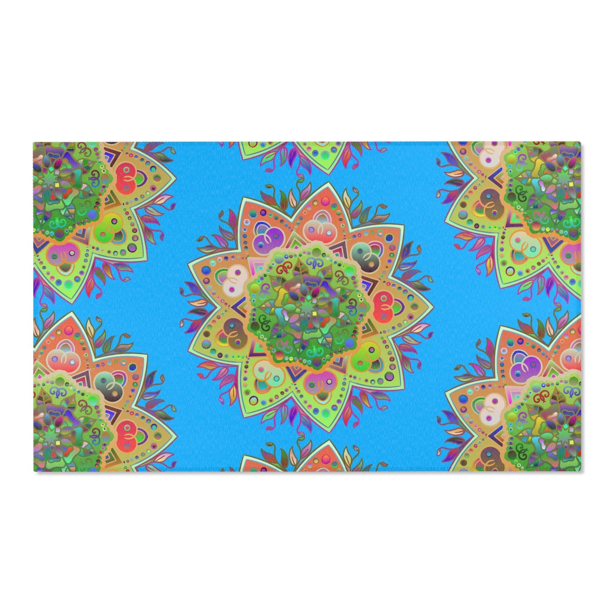 Area Rugs Featuring Hand - Drawn Mandala Designs - Blululi