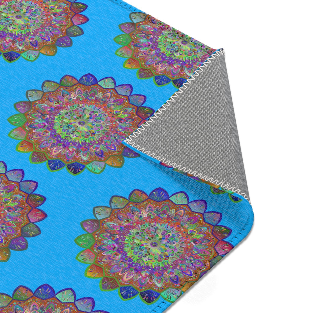 Welcome Mandala Rug Lively Mandala Area Rugs for Colorful Serenity at Home