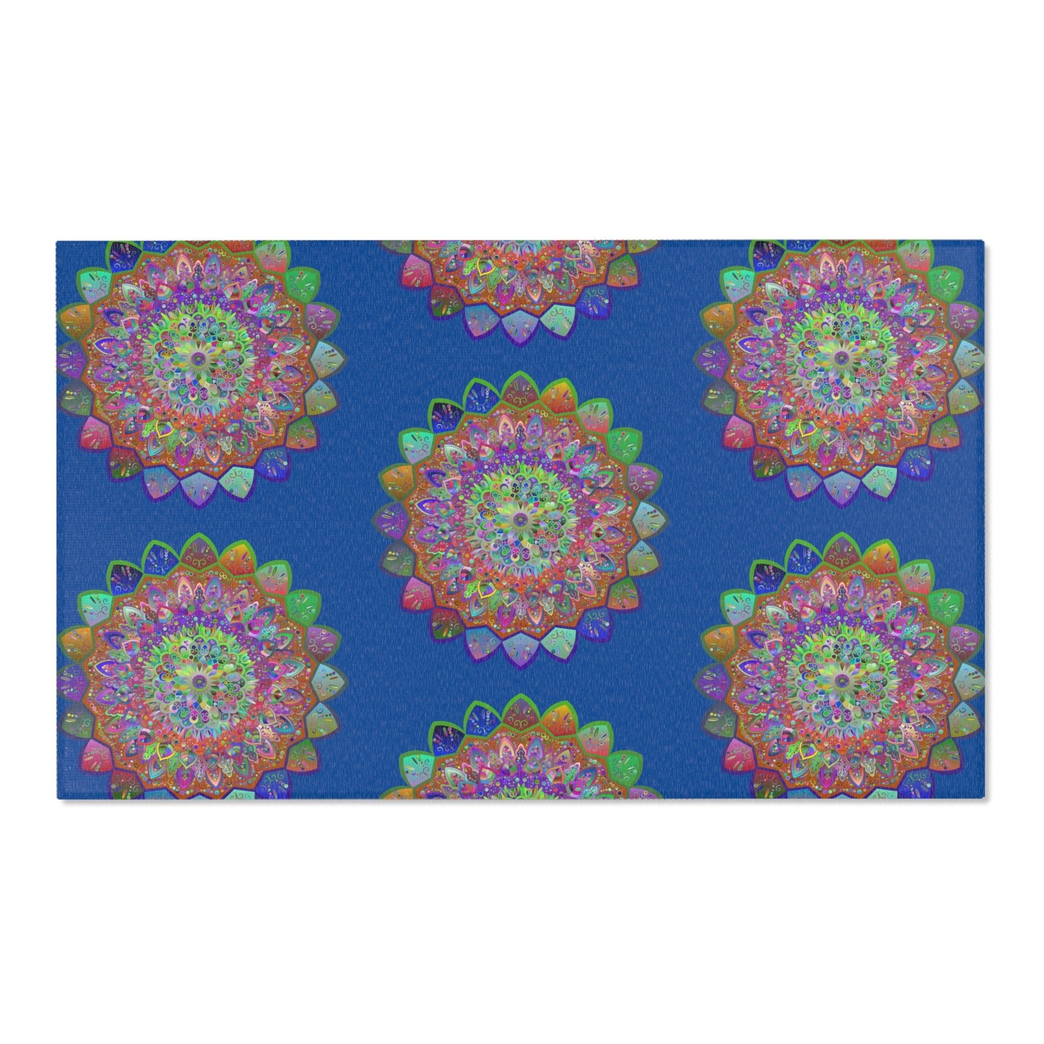 Area Rugs Featuring Hand - Drawn Mandala Designs - Blululi