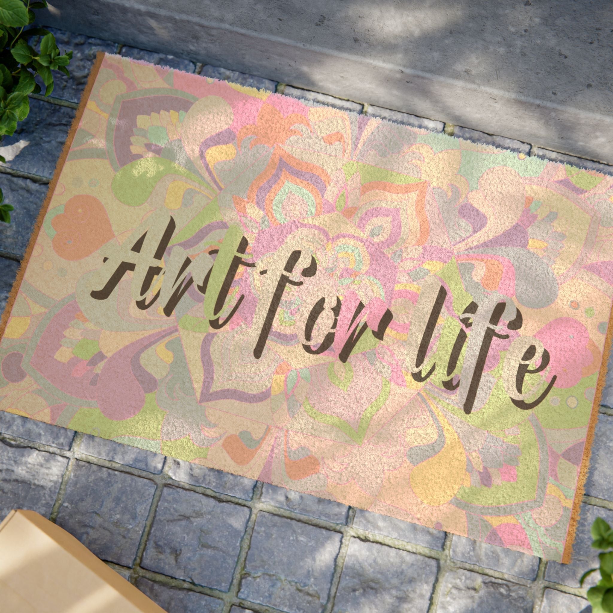 Art for Life Mandala Doormat - 24" x 16 Home Decor - Blululi