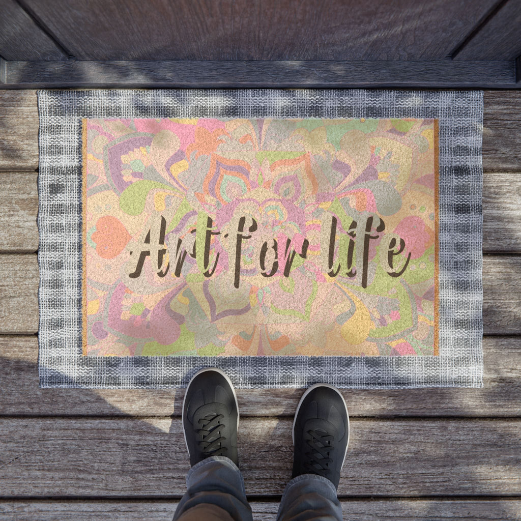 Art for Life Mandala Doormat - 24" x 16 Home Decor - Blululi