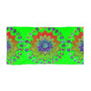 Beach Towel, Beach Cloth, Pool Towel Featuring Hand - Drawn Colorful Mandala Designs - Bright Green - Blululi