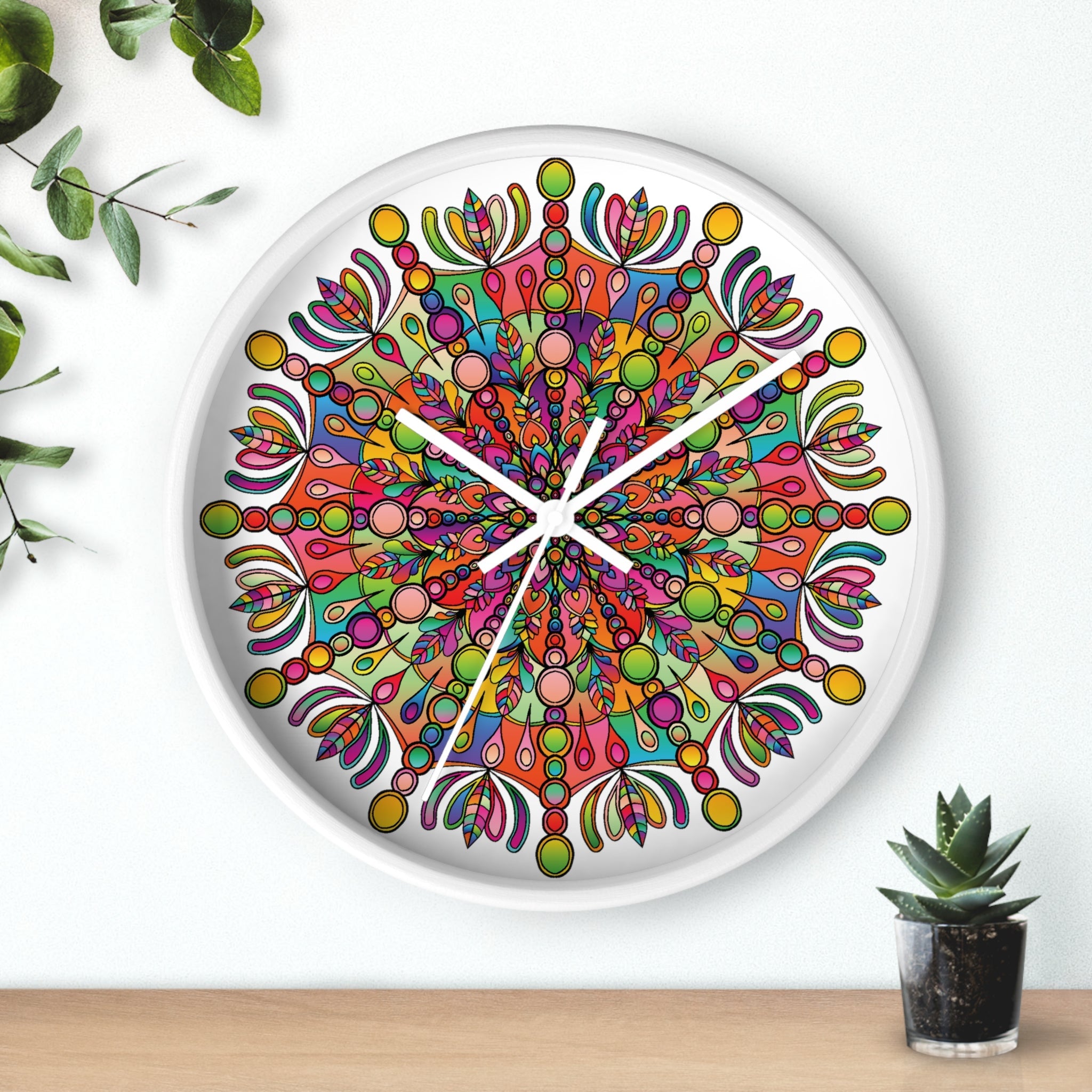 Beautiful Mandala Wall Clock Home Decor - Blululi