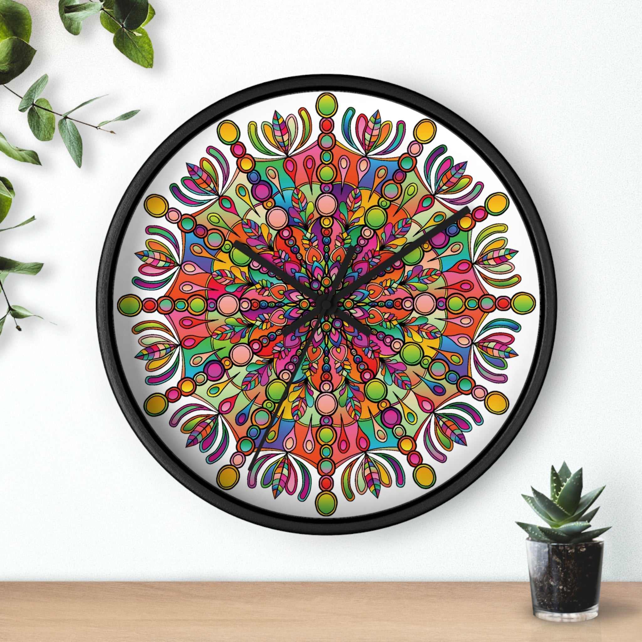 Beautiful Mandala Wall Clock Home Decor - Blululi