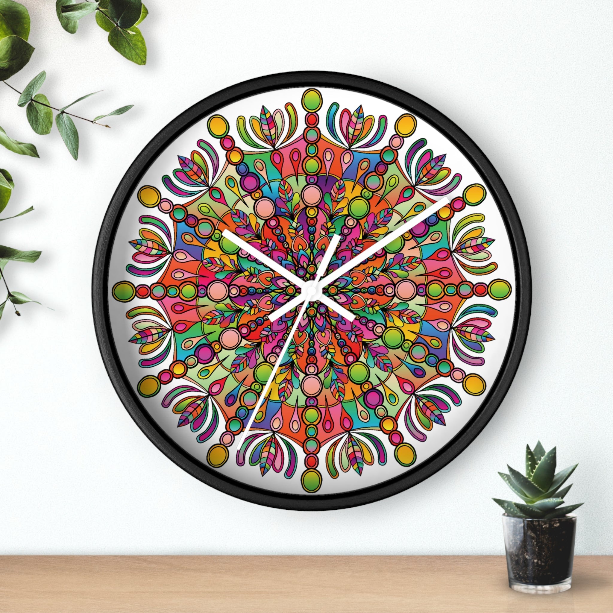 Beautiful Mandala Wall Clock Home Decor - Blululi