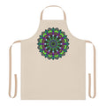 Beige Mandala Apron - Colorful Art Kitchen Wear All Over Prints - Blululi