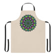 Beige Mandala Apron - Colorful Art Kitchen Wear All Over Prints - Blululi