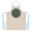 Beige Mandala Apron - Colorful Art Kitchen Wear All Over Prints - Blululi