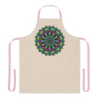 Beige Mandala Apron - Colorful Art Kitchen Wear All Over Prints - Blululi