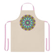 Beige Mandala Apron - Hand Drawn Art All Over Prints - Blululi