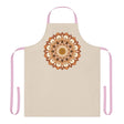 Beige Mandala Art Apron - Kitchen Decor All Over Prints - Blululi