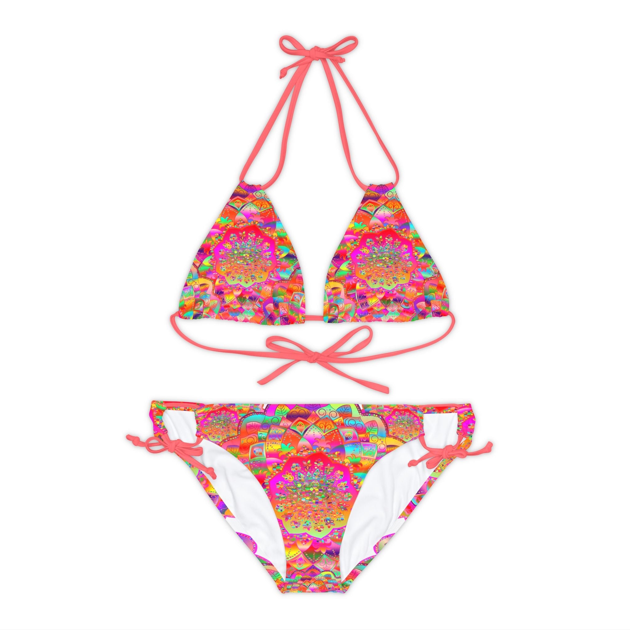 Bikini Set - Hand Drawn Mandala Art All Over Prints - Blululi