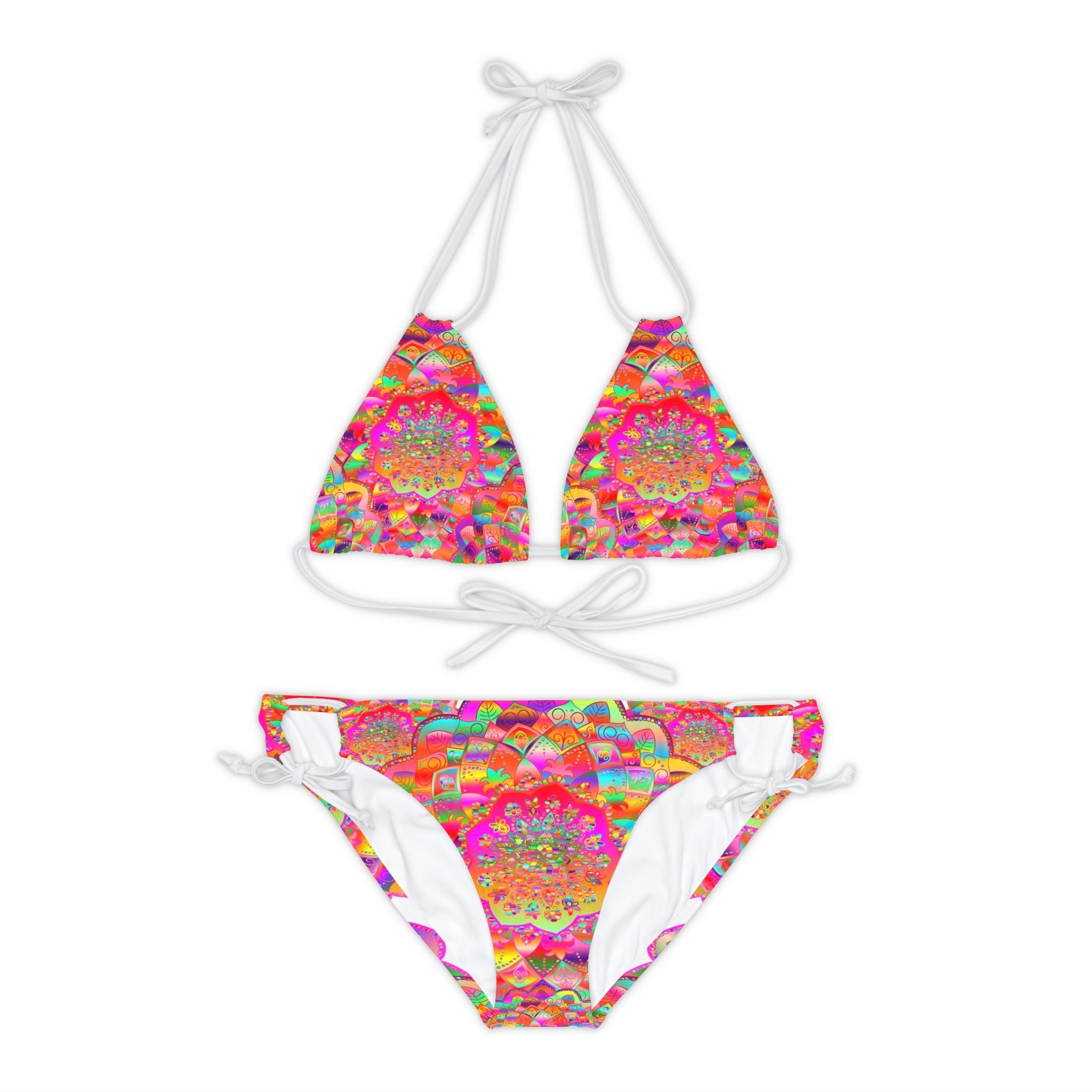 Bikini Set - Hand Drawn Mandala Art All Over Prints - Blululi