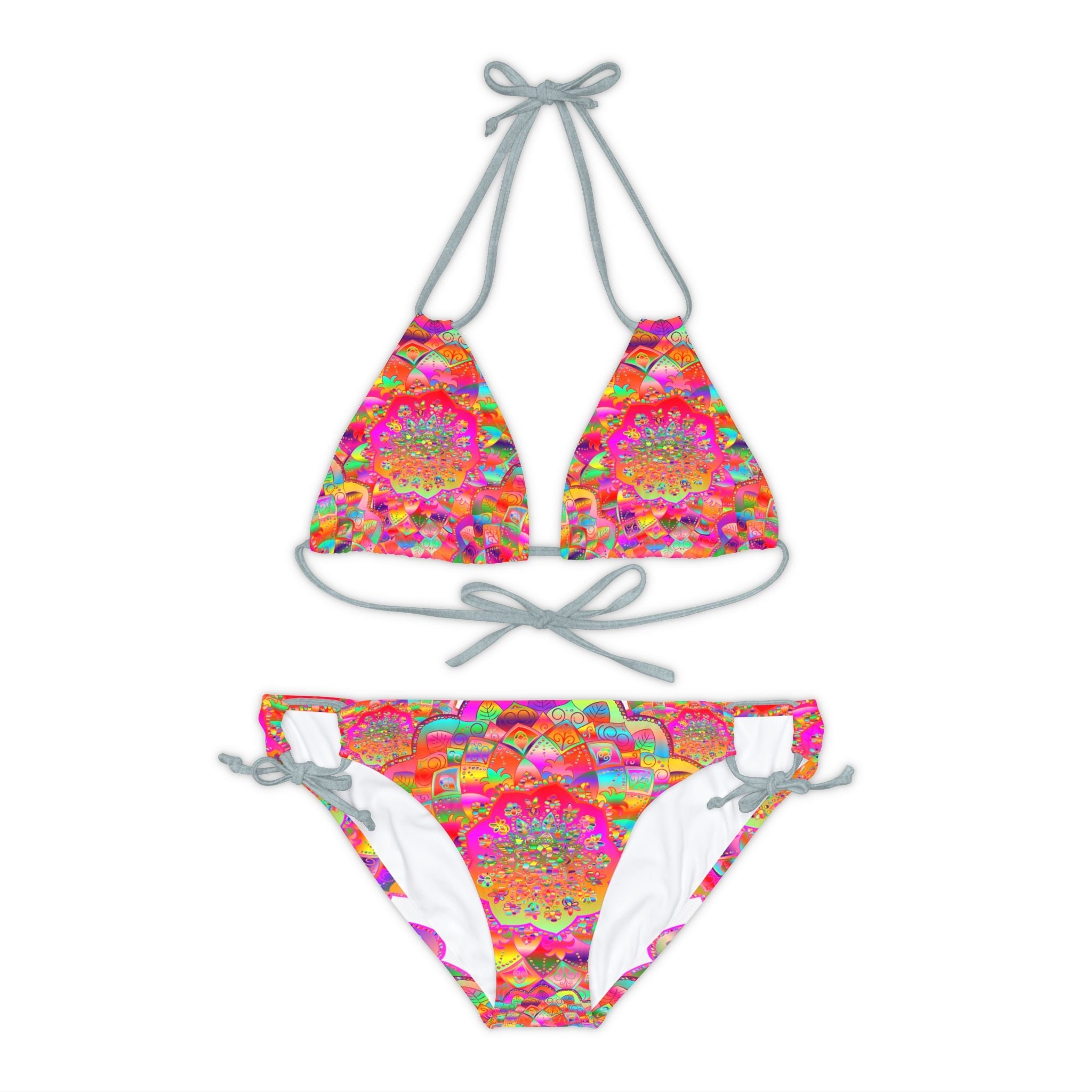 Bikini Set - Hand Drawn Mandala Art All Over Prints - Blululi