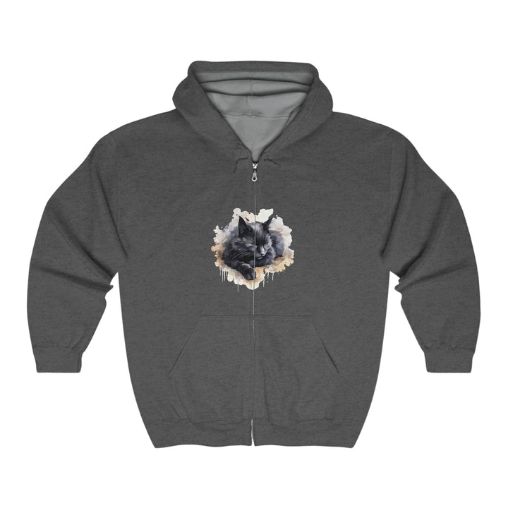 Black Cat Dream Hoodie - Soft & Cozy Hoodie - Blululi