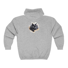 Black Cat Dream Hoodie - Soft & Cozy Hoodie - Blululi