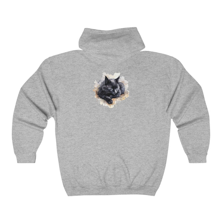 Black Cat Dream Hoodie - Soft & Cozy Hoodie - Blululi