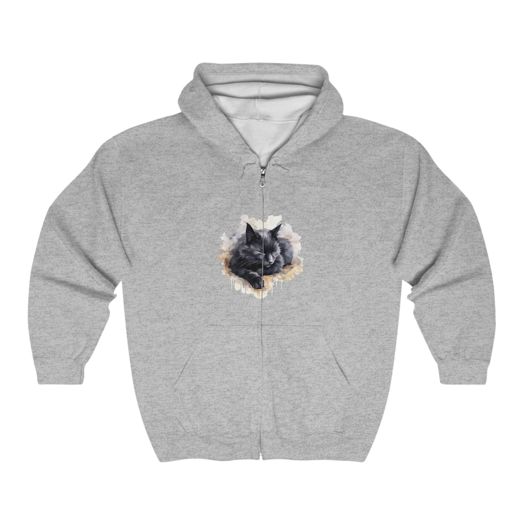 Black Cat Dream Hoodie - Soft & Cozy Hoodie - Blululi