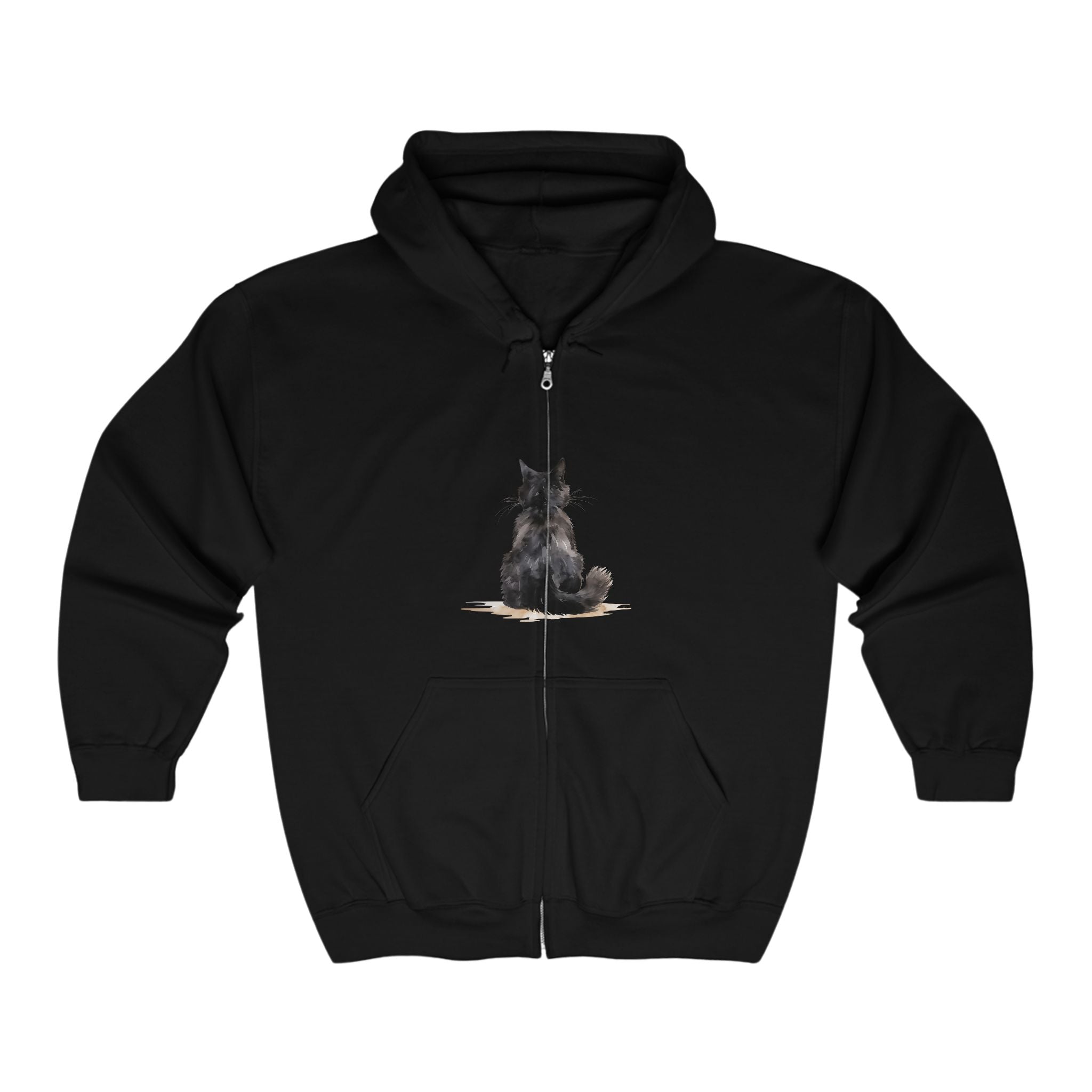 Black Cat Hoodie - Cozy & Mysterious Hoodie - Blululi