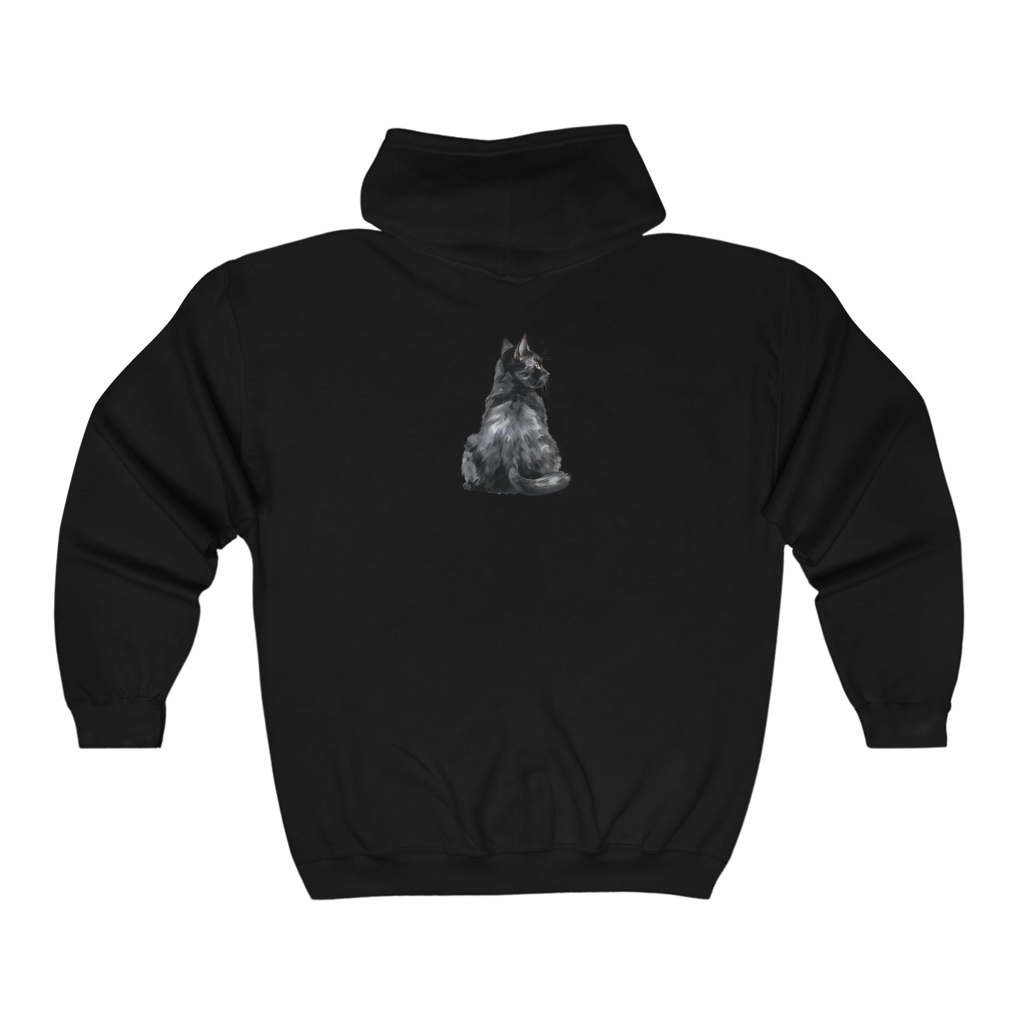 Black Cat Hoodie - Cozy & Stylish Hoodie - Blululi