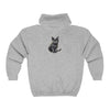 Black Cat Hoodie - Mystical Feline Design Hoodie - Blululi