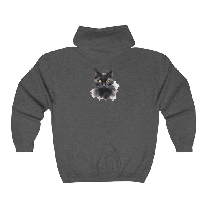 Black Cat Hoodie: Mystical & Playful Hoodie - Blululi