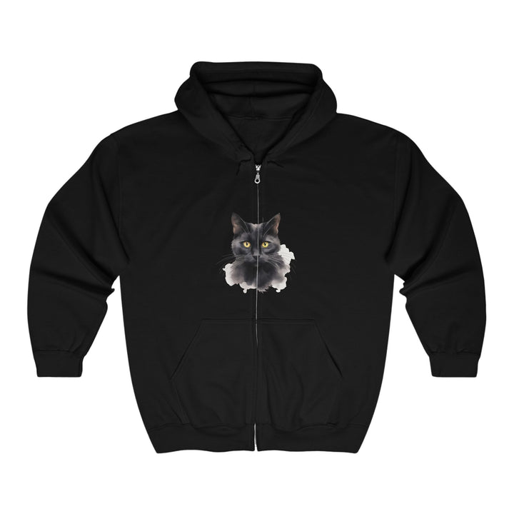 Black Cat Hoodie: Mystical & Playful Hoodie - Blululi