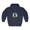 Black Cat in a Field Hoodie - Soft & Fluffy Hoodie - Blululi