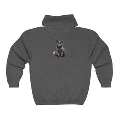 Black Cat Kitten Hoodie - Soft & Fluffy Hoodie - Blululi
