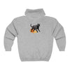 Black Cat Leaping Through Magic Hoodie Hoodie - Blululi